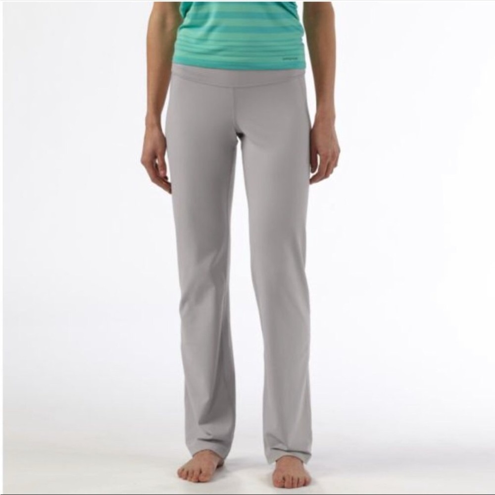 Patagonia Liana Wide Leg Butt Scrunch Lounge Pants in Forge Gray Size Small